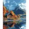 Pintura al Óleo Digital de Flor de Cerezo DIY Pintado a Mano Pintura Decorativa Escénica para Sala de Estar Popular Pintura de Compra Grupal ozon