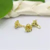 Horquilla de joyería hecha a mano DIY, material de 6,7 x 9 mm, colgante de flor fina de latón, tocado, accesorios para el cabello, venta al por mayor