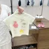 Conjunto de Desenho Animado para Meninas 2026 Verão Novo Moda Tendência Camiseta Infantil com Estampa de Desenho Manga Curta Bolinhas Conjunto de Duas Peças