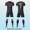 Conjunto de Uniforme de Fútbol para el Mundial Camiseta Personalizada de Portugal Niños de Preescolar Niños Uniforme de Entrenamiento para Niños Selección Nacional Fútbol