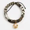 Collar para Gato Estilo Japonés Campana para Gato y Perro Collar para Mascota Grabado para Perro Collar de Cuerda para Gato Diy1 Suministros para Mascotas