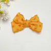 Lazo de tela con encaje de lunares grandes clásico, accesorio hecho a mano para el cabello DIY, accesorio de decoración para ropa, zapatos, sombreros y muñecas