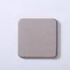 Alfombrilla de taza de tierra de diatomeas absorbente natural color sólido en blanco venta directa de fábrica aislamiento base lisa venta al por mayor