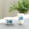 Xícara de Aroma em Argila Roxa, Conjunto de Xícaras de Aroma em Porcelana Branca Jade, Xícara Individual, Conjunto de Chá Kung Fu, Acessórios para Cerimônia do Chá, Xícara de Chá, Xícara de Degustação
