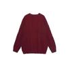 Suéter Rojo Nuevo Super Caliente de Otoño e Invierno para Parejas, Estilo Coreano Suelto, Abrigo Suéter de Punto Francés, Marca de Moda