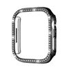 Adequado para Capa Protetora de Diamante de Fileira Única Galvanizada para Iwatch11Pc, Capa Protetora para Apple Watch, Capa de Relógio Cravejada de Diamantes