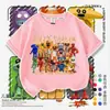 Camiseta Infantil de Manga Curta Tema Restaurante da Suzi Verão Homem Melancia Desenho Animado Meninos Top 100% Algodão