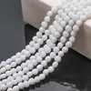 Accesorios de bisutería de moda al por mayor material DIY cuentas de cristal nuevas 4/6/8 mm cuentas de pan cuentas de cara brillante talladas
