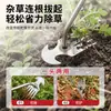 Removedor de Malezas de Acero Inoxidable, Herramienta para Desmalezar el Jardín, Eliminación de Malezas, Cavar Verduras Silvestres, Aflojar la Tierra, Rastrillo Pequeño Multidentado