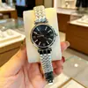 Novo Relógio Feminino da Moda com Mostrador Cravejado de Diamantes, Movimento a Quartzo, Pulseira de Pérola, Relógio Feminino de Corrente a Quartzo
