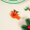 Accesorios para el cabello navideños transfronterizos europeos y americanos para niños, pinzas para el cabello de árbol de Navidad tejidas para vacaciones, para niñas y niñas pequeñas, pinzas para el cabello para flequillo lateral