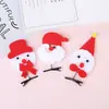 Pasador de Peluche de Árbol de Navidad con Pinza de Resorte Pinza Linda para Niños Pinza para Flequillo Lateral de Niña Pequeña Joyería para Mujeres