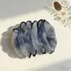 Pinza de Satín de Gama Alta para Cabello, Pinza Versátil de Color Sólido Simple Estilo Francés, Pinza de Tiburón Grande para Peinados Recogidos