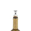 Suministro directo de fábrica aleación de zinc tapón plano para vino tinto simple sellado tapón fresco para vino corcho sintético tapón para vino