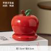 Creativo Soporte de Palillos de Cerámica con Frutas de Alto Valor Estético, Diseño Realista de Manzana y Pera, Nueva Caja de Palillos Estilo Chino para Mesa de Comedor del Hogar