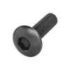 Tornillos de Cabeza Redonda en Stock, Acero al Carbono Grado 10.9, Tornillos de Cabeza Plana Hexagonales Ennegrecidos, Tornillos Redondos de Cabeza Hexagonal M3-M10