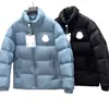 Nueva chaqueta de plumón de invierno Mengjia para mujer, con cuello alto, engrosada para abrigar, logo grande Citala, abrigo corto de plumón