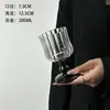 Copa de Vino Vintage con Atmósfera de Nicho, Copa de Vidrio Retro, Copa de Champaña, Copa de Vino, Taza para Beber Estilo Ins