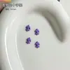 Acessórios Coloridos para Nail Art Cruzada, Itens Populares da Moda para Meninas Audaciosas, Decorações de Unha de Liga Metálica Macaron Dopamina Doces e Descoladas