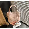 Bolsa Pequeña Linda de Lunares para Mujer, Bolso Cruzado Nuevo de Primavera y Verano, Bolso de Mano Moda Coreana, Bolso Cubo Versátil