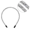 Presilha de cabelo infantil estilo coreano com strass, cor rosa cebola, lantejoulas, doce, simples, glitter, rosa, para prender o cabelo, fina, feminina, fonte