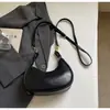 Bolso de Mano de Albóndiga de Nicho de Moda para Mujer, Modelo Nuevo 2026, Bolso de Hombro Cruzado Ligero Simple Retro, Bolso de Mano en Forma de Media Luna