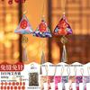 Bolsita DIY del Festival de Medio Otoño, Zongzi sin Coser, Kit de Materiales para Manualidades Padre-Hijo de Jardín de Infancia, Pequeño Regalo de Actividad, Bolsita de Artemisa
