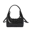 Bolso Tote Minimalista Transfronterizo con Textura de Puntos para el Hombro para Mujer 2026 Verano Nuevo Bolso de Mano Versátil de Alta Gama Bolso de Hombro