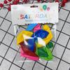 Globo Grueso Colorido Paquete Pequeño Multitienda Empaquetado en Tarjeta Globo de Látex Juguete de Dibujos Animados para Niños Regalo