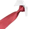 Venda Direta do Fabricante Ponto de Venda Gravata Lisa de Poliéster 8cm Gravata Social com Várias Cores Gravata no Atacado