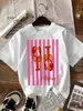 Camiseta Casual de Manga Curta com Estampa de Lagosta para Mulheres Homens Verão Divertido Camiseta de Verão Respirável Europeia Americana