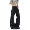 Jeans de diseñador modernos estilo americano para hombre, nuevos 2026, pantalones holgados rectos de pierna ancha, moda masculina