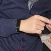 Reloj led magnético imán impermeable táctil moda control táctil impermeable pulsera de malla reloj electrónico de aleación