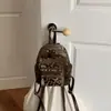 Mochila Mini de Moda Europea Transfronteriza Nueva Bolsa para Mujer de Comercio Exterior Estampado de Leopardo Flor Pequeña en la Espalda Bolsa de Viaje para Mujer