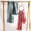 Bufanda de Moda para Commuter de Mujer, Nuevo Estilo Otoño e Invierno, Color Degradado, Chal Elegante Estilo Femenino de Cachemira Sintética para el Calor