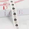 Cinta Jacquard de Rosa de 2.3 cm Decoración de Ventanas Textil para el Hogar Decoración de Ropa Accesorios de Encaje Hechos a Mano DIY