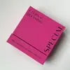 Caja de uñas de moda de nicho en stock logo dorado pendientes collar almacenamiento de joyas caja con cajón de exhibición