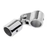 Acero inoxidable 316 abrazadera de manguito deslizante simple manguito deslizante herrajes marinos accesorios para yates soporte fijo junta de tubería pesada