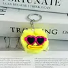 Chaveiro PomPom Fofo Engraçado Pingente Boca de Salsicha Feia Fofa Engraçada Par Melhor Amigo Bolsa de Estudante Pingente Lote