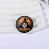 Halloween Transfronteiriço Ceifador Caveira Chapéu de Mago Insígnia Retro Americano Horror Liga Broche Acessório de Feriado
