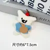 Tecido Cachorro Urso Acessórios Grampo de Cabelo Roupa Desenho Animado Fofo Moda Estiloso Doce Acessórios Boneca Broche de Boneca