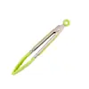 Pinzas para Alimentos de Nylon de 7 Pulgadas Acero Inoxidable Antideslizantes Resistentes a Altas Temperaturas Pinzas de Cocina Transfronterizas en Stock