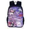 Mochila Escolar para Estudiantes kuroml Transfronteriza kuroml Mochila Escolar para Estudiantes de Dibujos Animados Lindos Mochila de 16 pulgadas Soporte para Cabello