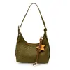 Bolso Tejido Retro de Diseño de Nicho para Mujer 2026 Nuevo Otoño Versátil Bolso Cruzado de Alta Gama de Hombro Único para Debajo del Brazo