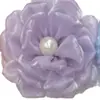 10.5cm Hada Coreana Super Perla Hecho a Mano Flor Tridimensional Decoración Infantil DIY Accesorios para el Cabello Versátiles Flor para Zapatos Flor para Bolsos