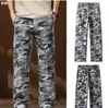 Pantalones de Trabajo Camuflaje de Comercio Exterior para Hombre de Aliexpress, Otoño con Múltiples Bolsillos para Exteriores, Pierna Recta, Juveniles, Militares, Casuales