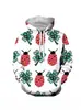 Sudadera con capucha para hombre forrada de polar Moda Simple Flor Nacional Irlandesa de la Suerte Impresión Digital 3D Ropa Casual para Hombre y Mujer