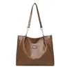 Bolso de Mano Tejido de Gran Capacidad de Moda con Textura para Mujer, Nuevo Bolso Cruzado de PU de Nicho para Viajes Diarios, Bolso Tote para Mujer
