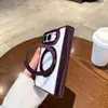 Aplicável para Capa de Celular Magnética Acrílica Transparente com Suporte para iPhone 18 Duo Apple 18 Dobrável Simples Capa Protetora