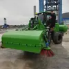 Barredora Recogedora con Cepillo Rodante Montada en Vehículo Cepillo Grande para Limpieza de Pavimento Barredora Eléctrica